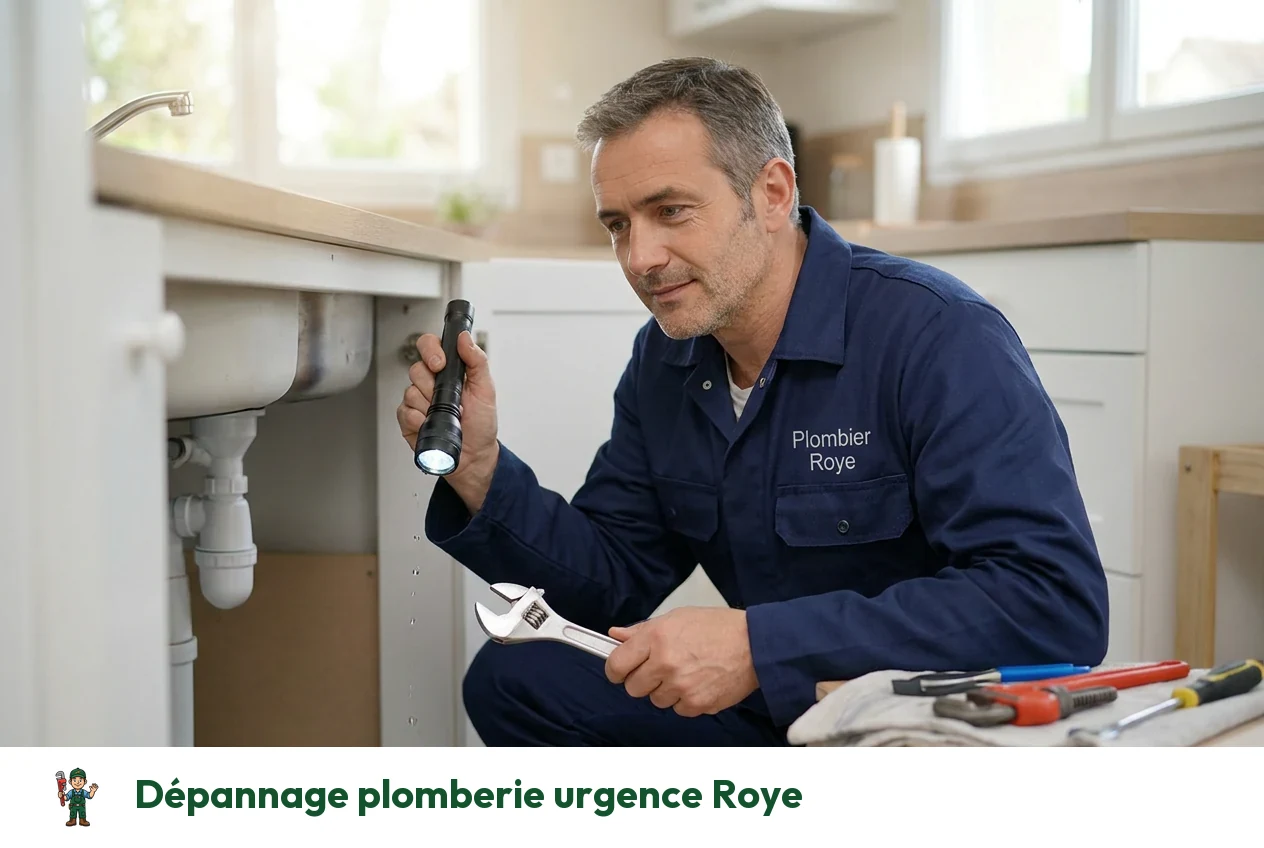 Dépannage plomberie urgence à Roye