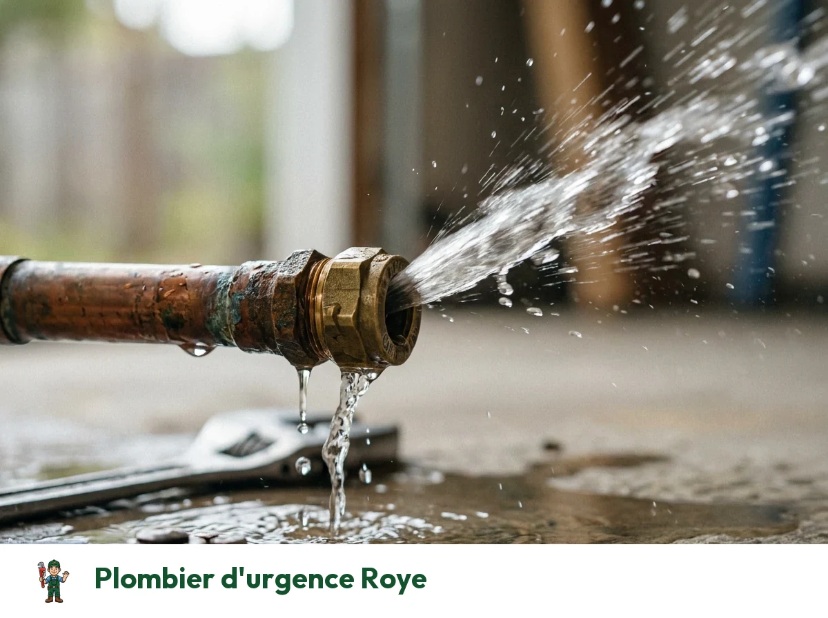 Plombier d'urgence à Roye