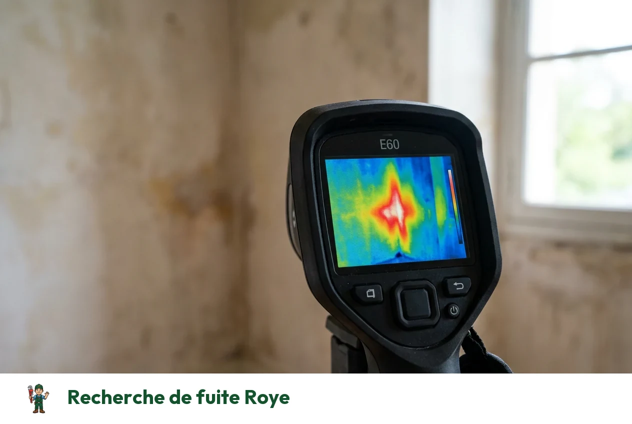 Recherche de fuite à Roye
