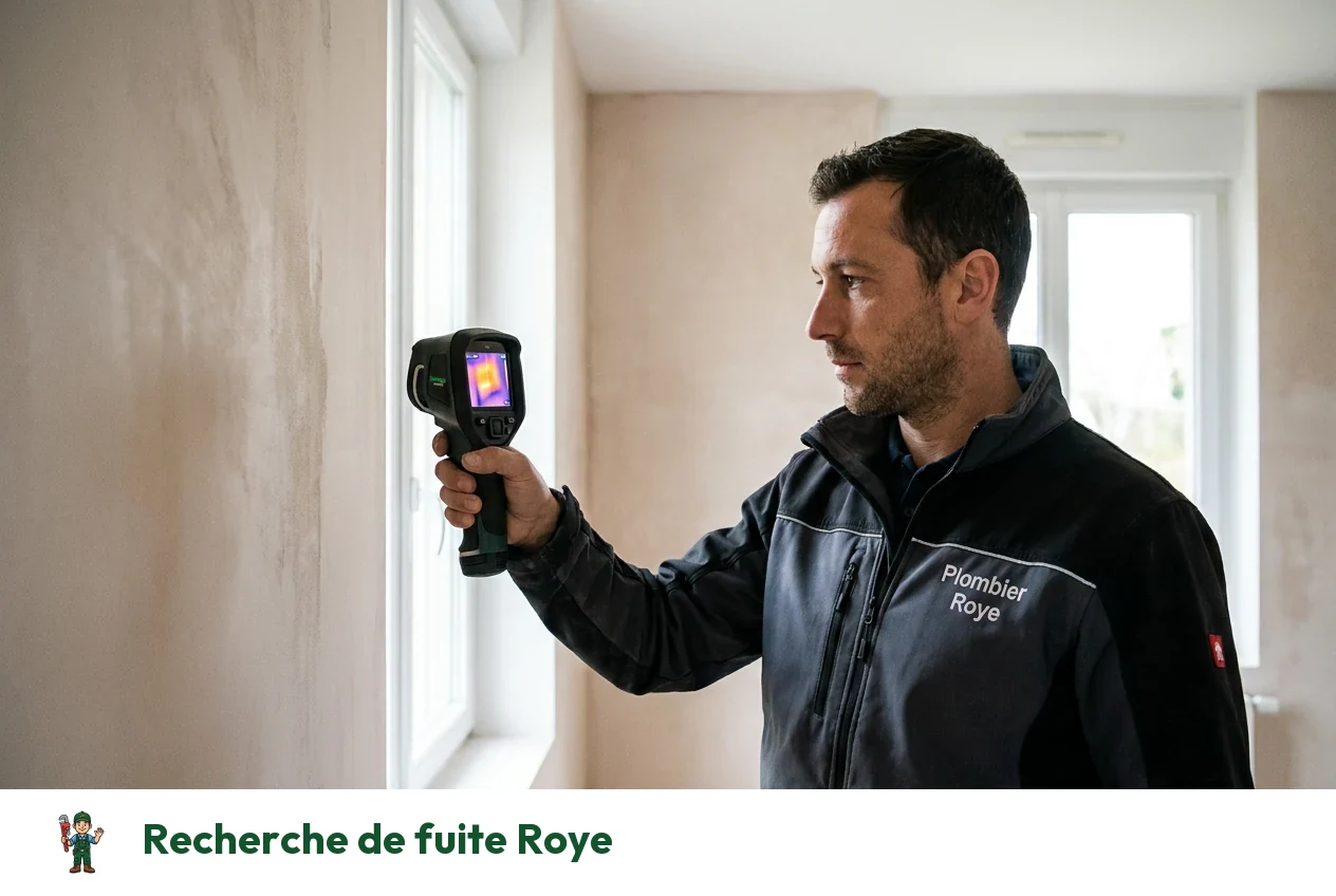 Recherche de fuite à Roye
