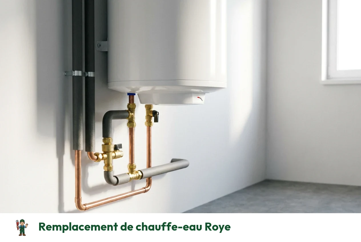Remplacement de chauffe-eau à Roye