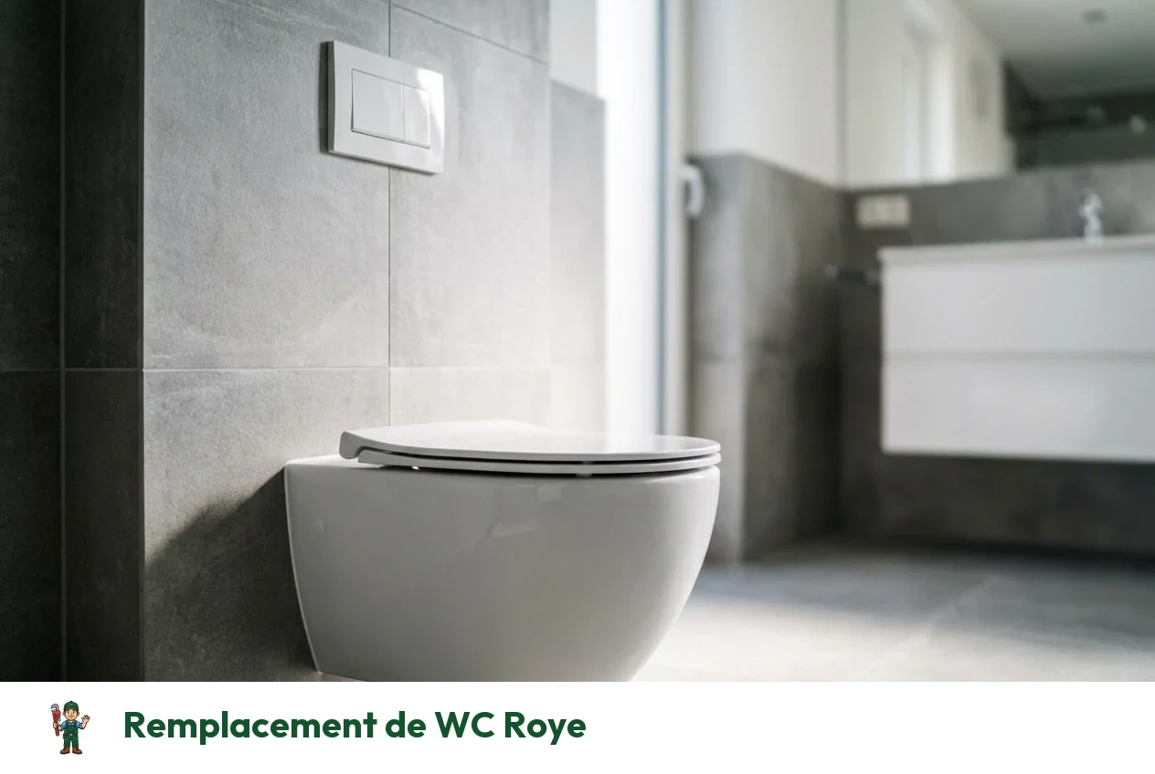 Remplacement de WC à Roye