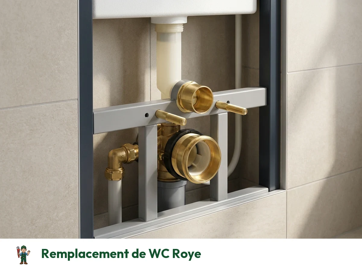 Remplacement de WC à Roye