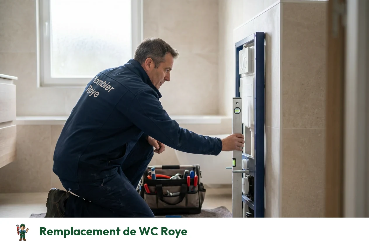 Remplacement de WC à Roye